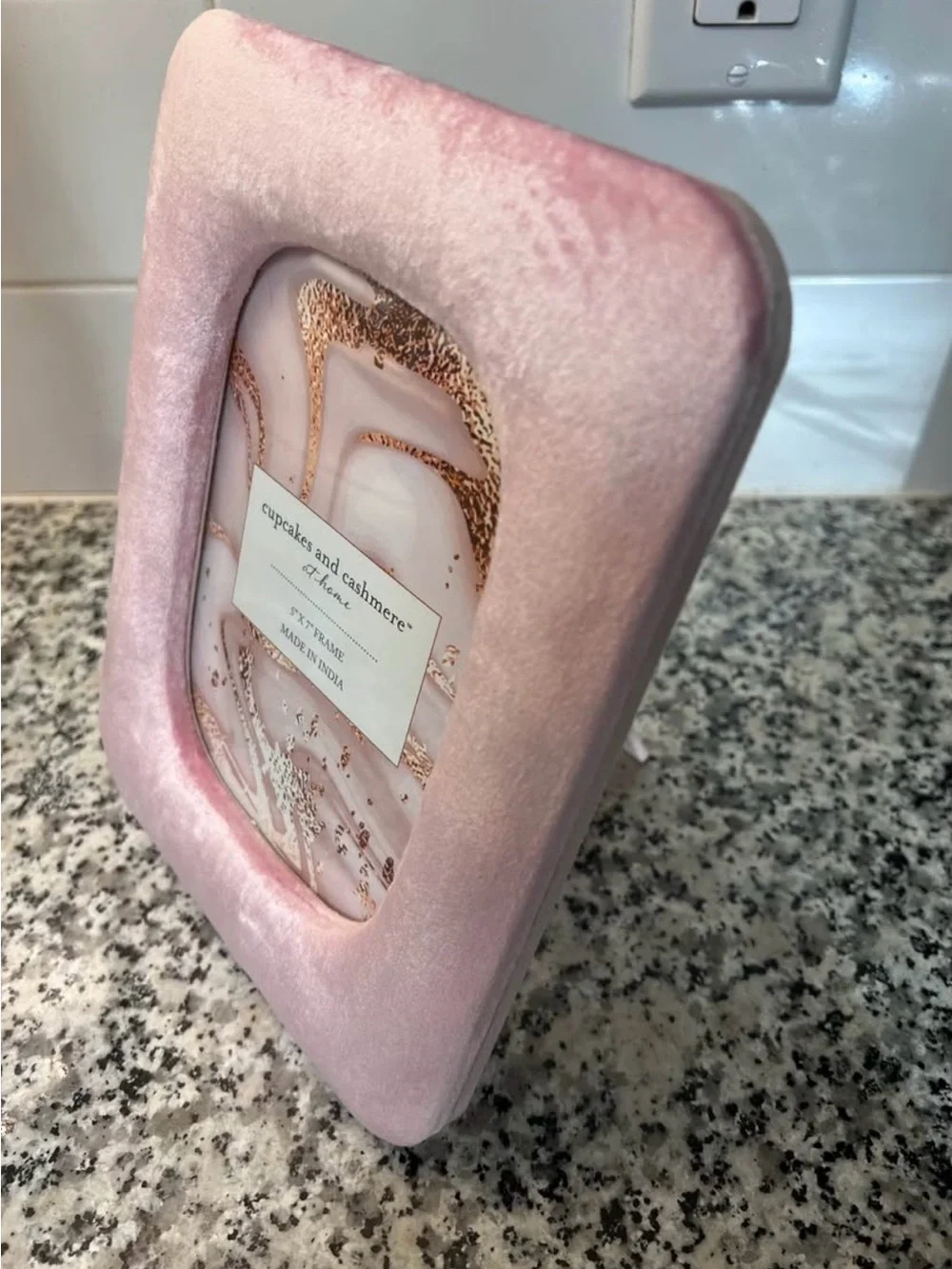 cupcakes & cashmere Pink Velvet Photo Frame 5x7
